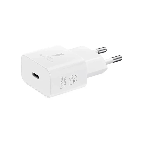 Samsung T2510N 25W Type-C PD Hızlı Şarj Adaptörü - Beyaz ürün görseli 1