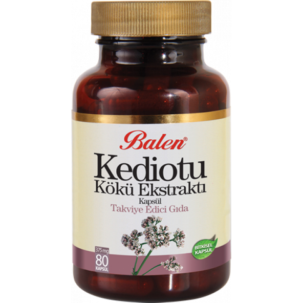BALEN KEDİOTU KÖKÜ EKSTRAKTI 80 KAPSÜL 375 MG ürün görseli 1