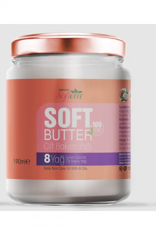 Softbutter Cilt Bakım Yagı 190ml Soft Butter ürün görseli 1