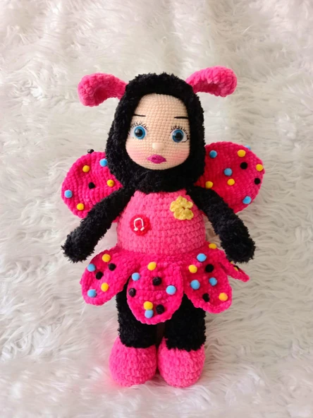 Arı Bebek Amigurumi Organik Oyuncak ürün görseli 1
