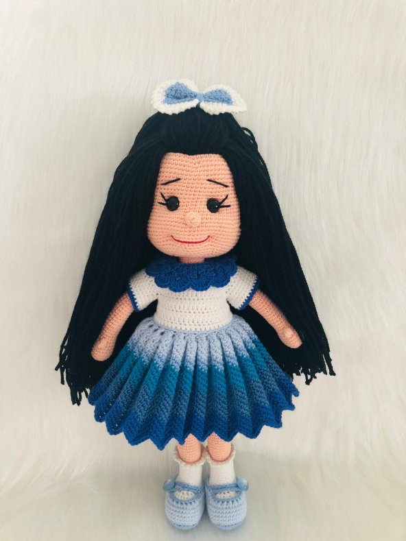 Gökkuşağı Kızı Amigurumi Organik Oyuncak ürün görseli 1