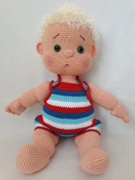 Tombul Bebek Amigurumi Organik Oyuncak ürün görseli 1