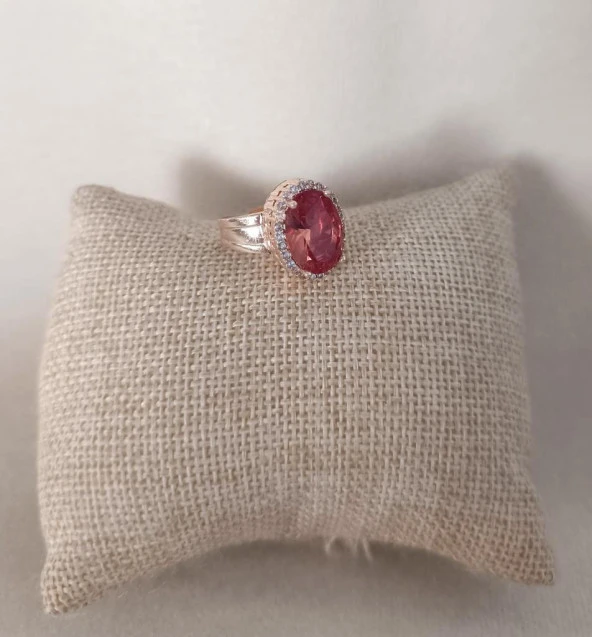 Yüzük Sultanit Bukalemun Nişan Düğün Hediye Kadın Ayarlanabilir Rose Gold Renk Takı Aksesuar ürün görseli 1