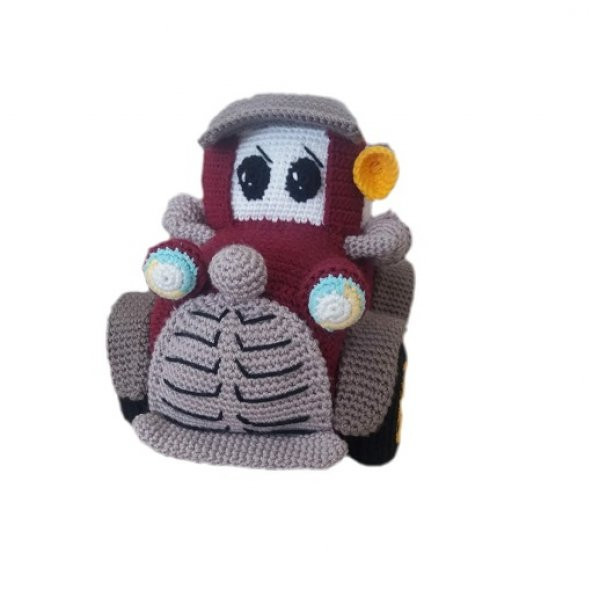 Akustik Araba Amigurumi Organik Oyuncak ürün görseli 1