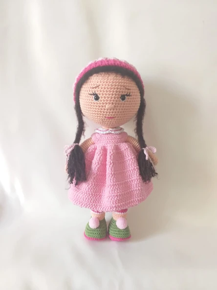 Şirin Cupcake Bebek Amigurumi Organik Oyuncak ürün görseli 1