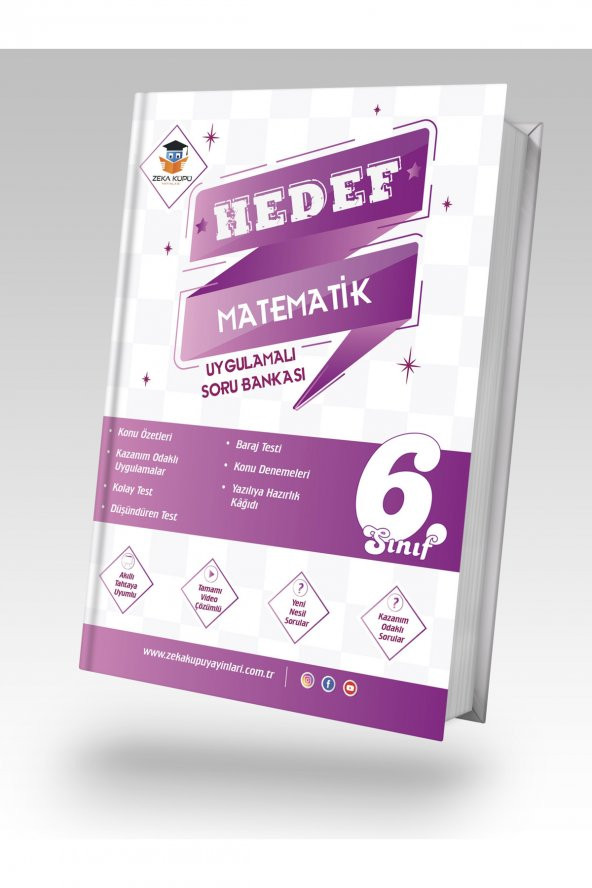 6.Sınıf Hedef Matematik Uygulamalı Soru Bankası ürün görseli 1