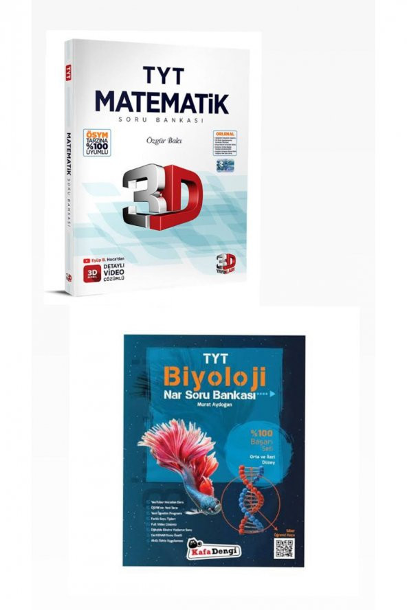 Tyt Matematik - Biyoloji Soru Bankası ürün görseli 1