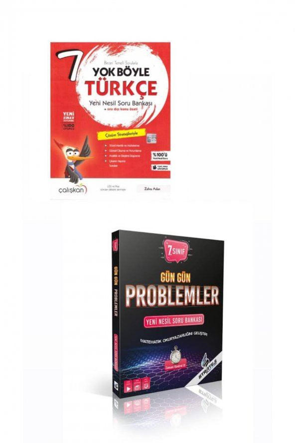 7.sınıf Türkçe-gün Gün Problemler Soru Bankası ürün görseli 1