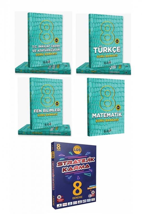 8.sınıf Türkçe-matematik-fen-inkılap Soru Bankası Deneme ürün görseli 1