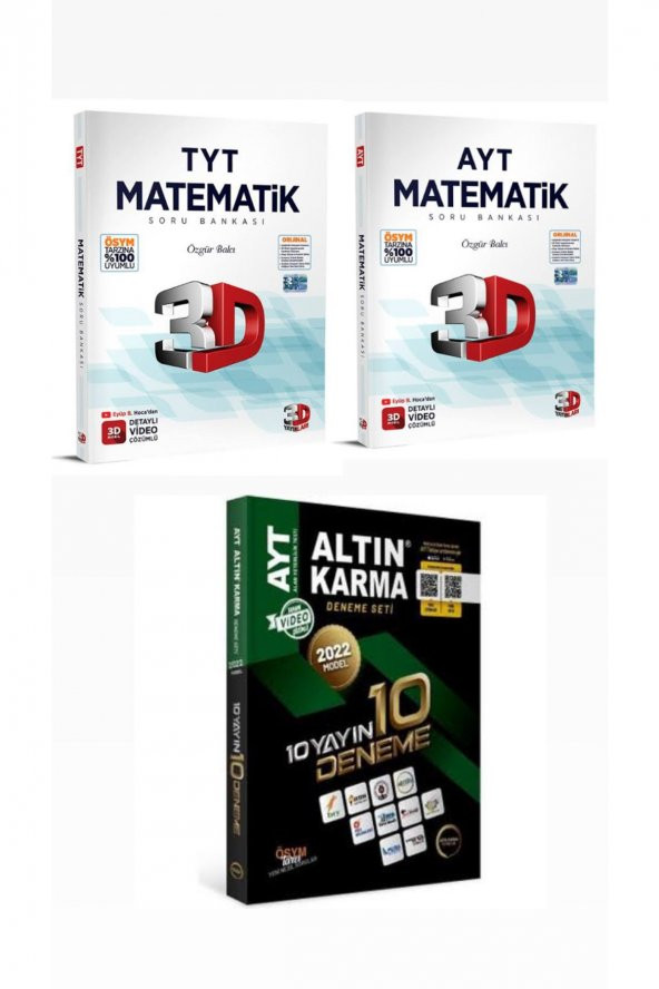 Tyt-ayt Matematik Soru Bankaları Karma Deneme ürün görseli 1