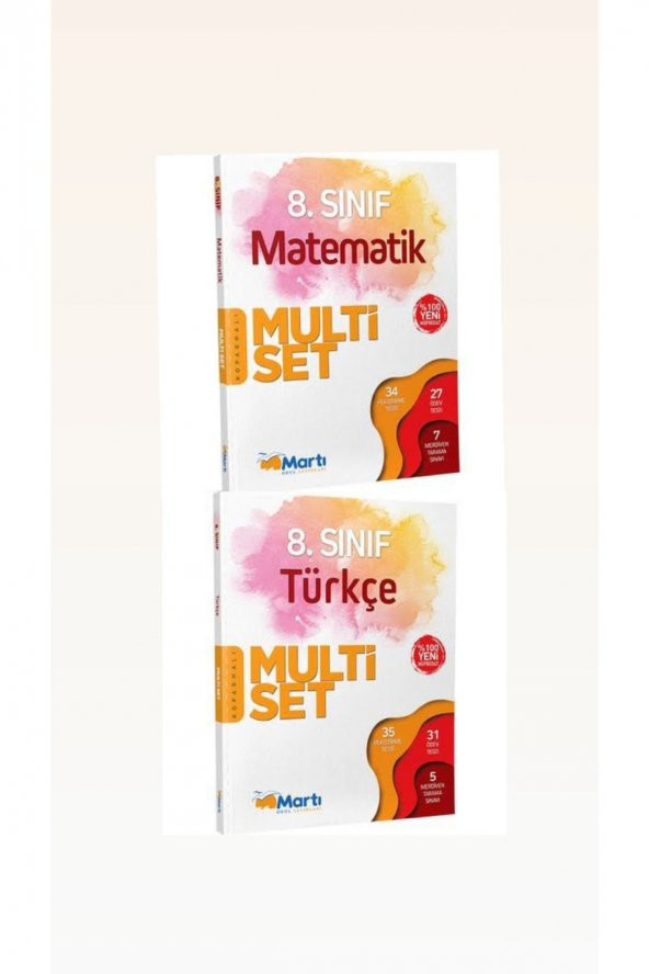 8.Sınıf Multi Türkçe-Matematik Soru Bankası ürün görseli 1