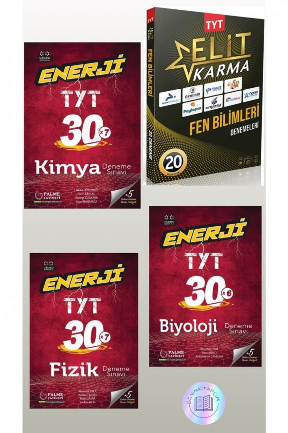 Tyt Fen Bilimleri+fizik-kimya-biyoloji Denemeler ürün görseli 1
