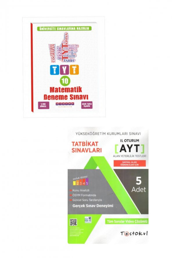 Tyt Matematik -ayt Sayısal Deneme Set ürün görseli 1