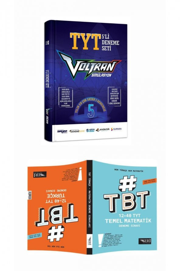 Tyt Türkçematematik Deneme + 5’li Genel Deneme ürün görseli 1
