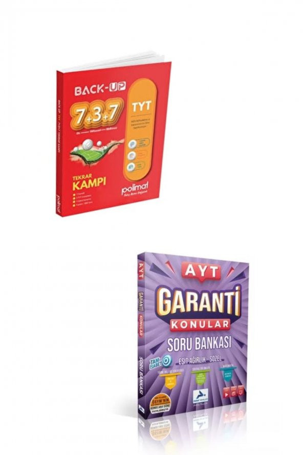 Tyt Kamp Kitabı+ayt Eşit Ağırlık Garanti Konular Soru Bankası ürün görseli 1