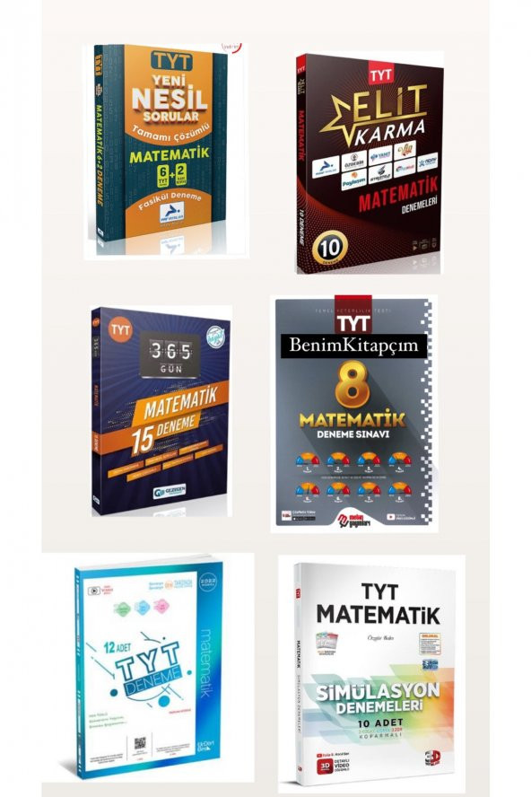 Tyt Matematik 6 Deneme ürün görseli 1