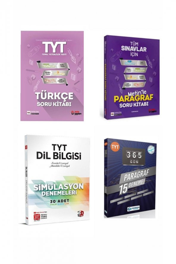 Tyt Türkçe Paragraf Soru Bankaları  Dil Bilgisi  Paragraf Deneme ürün görseli 1