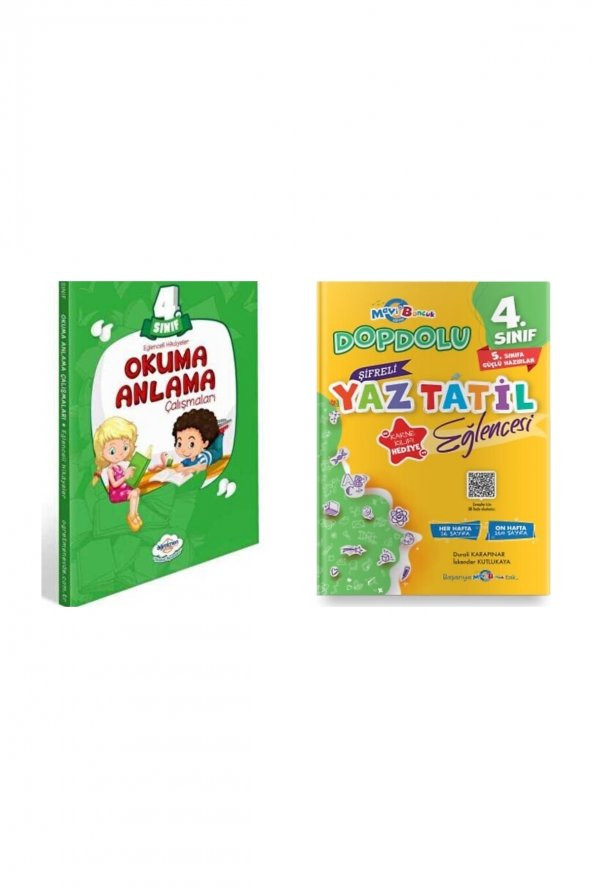 4. Sınıf Tatil Eğlencesi (okuma Anlama Çalışmaları+tatil Kitabı) ürün görseli 1