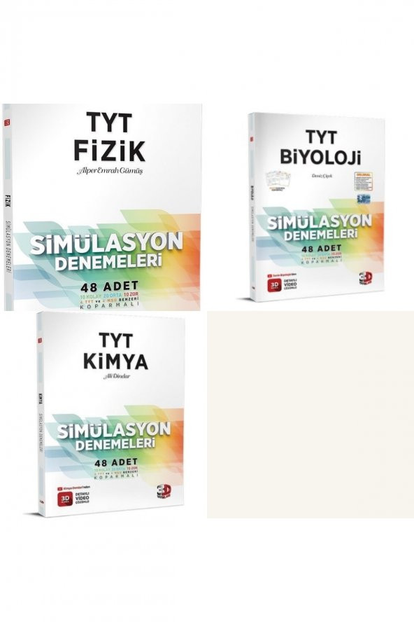 Tyt Fizik-kimya-biyoloji Deneme Set ürün görseli 1