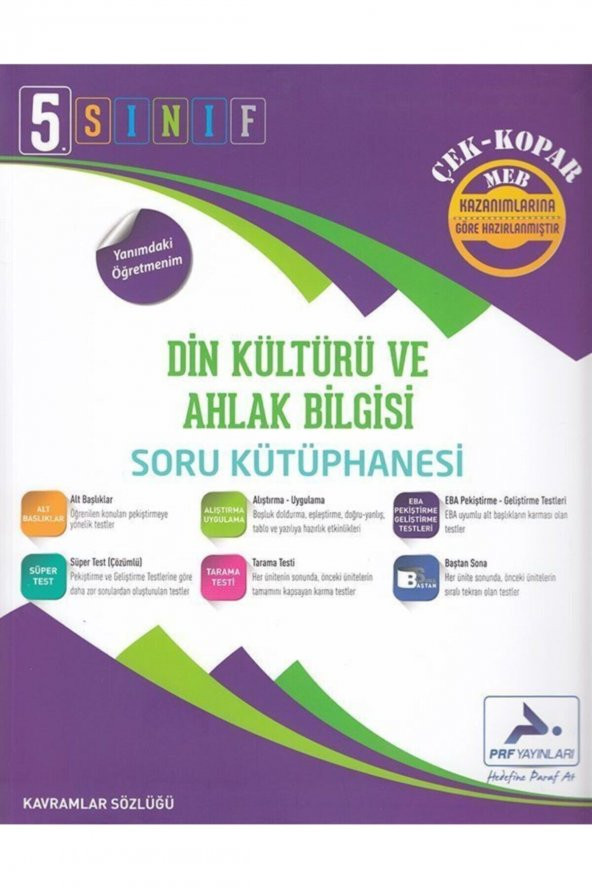 5. Sınıf Din Kültürü Ve Ahlak Bilgisi Soru Kütüphanesi ürün görseli 1