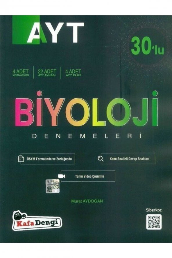 Ayt Biyoloji 30 Lu Deneme ürün görseli 1