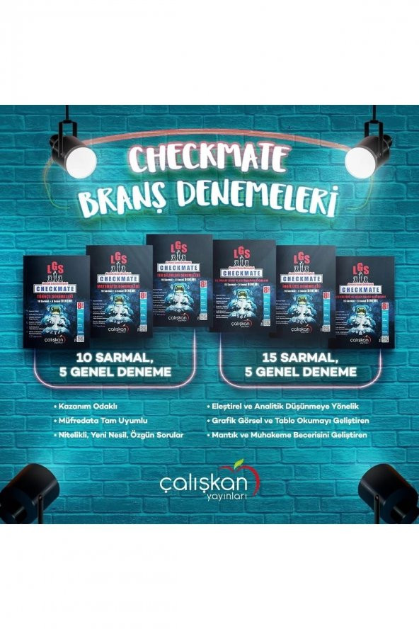 Yayınları Lgs Checkmate Branş Denemeleri ürün görseli 1
