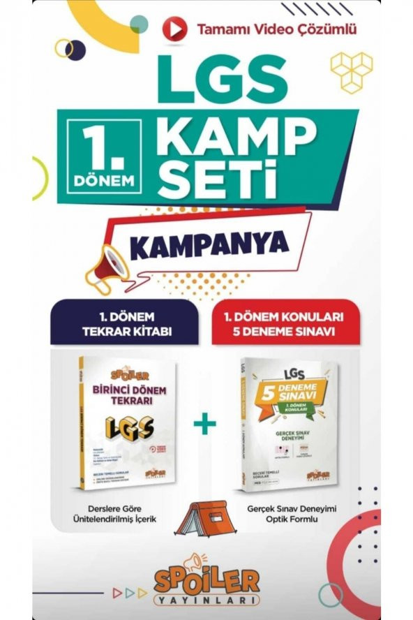 Lgs 1. Dönem Tekrar Kitabı Ve Deneme Sınavı ürün görseli 1