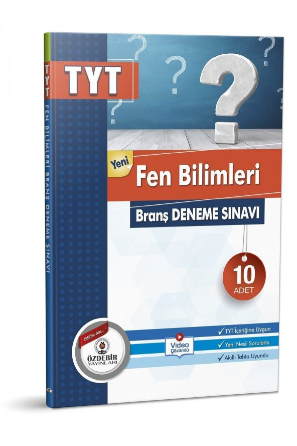 Özdebir Tyt Fen Bilimleri Branş Deneme Sınavı ürün görseli 1