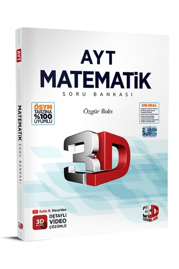 Ayt Matematik Soru Bankası 2023 ürün görseli 1