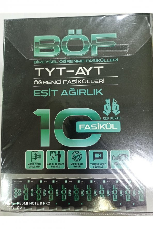 Tyt-ayt Eşit Ağırlık Bireysel Öğrenme Fasikül Seti ürün görseli 1