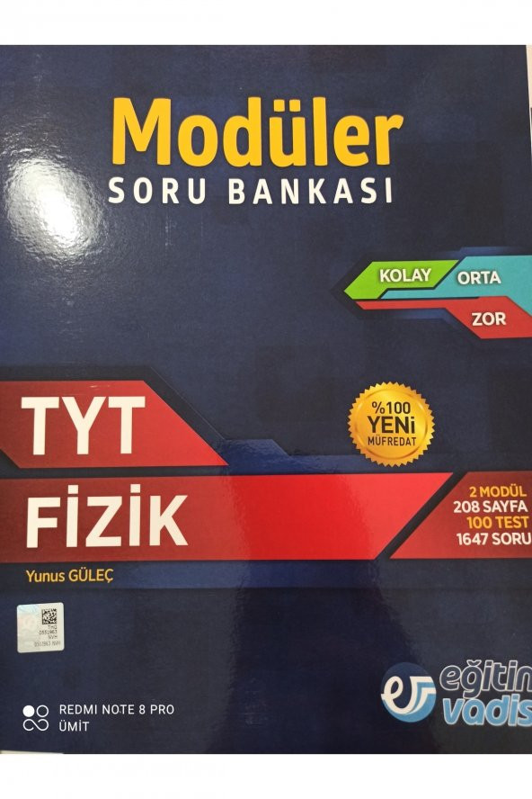 Tyt Fizik Soru Bankası ürün görseli 1