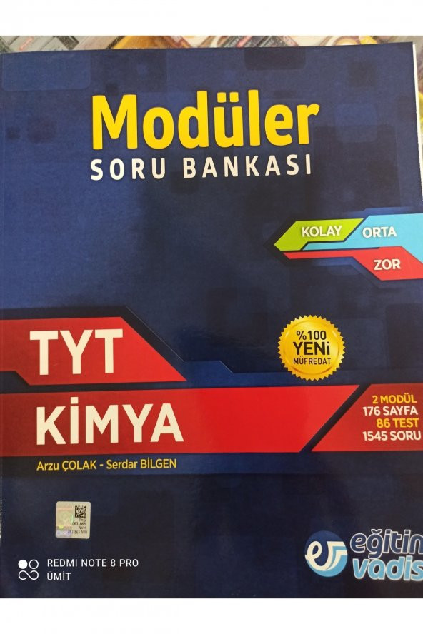 Tyt Kimya Soru Bankası ürün görseli 1