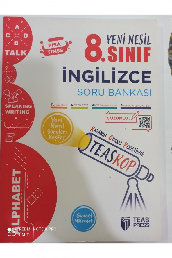 8.sınıf Ingilizce Soru Bankası ürün görseli 1