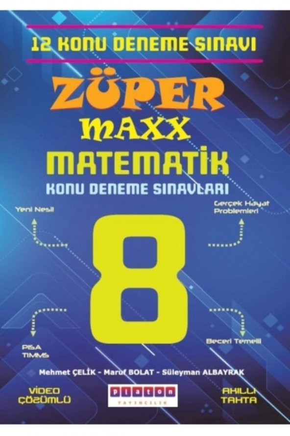 Platon Züper Maxx Matematik Konu Denemeleri 8. Sınıf ürün görseli 1