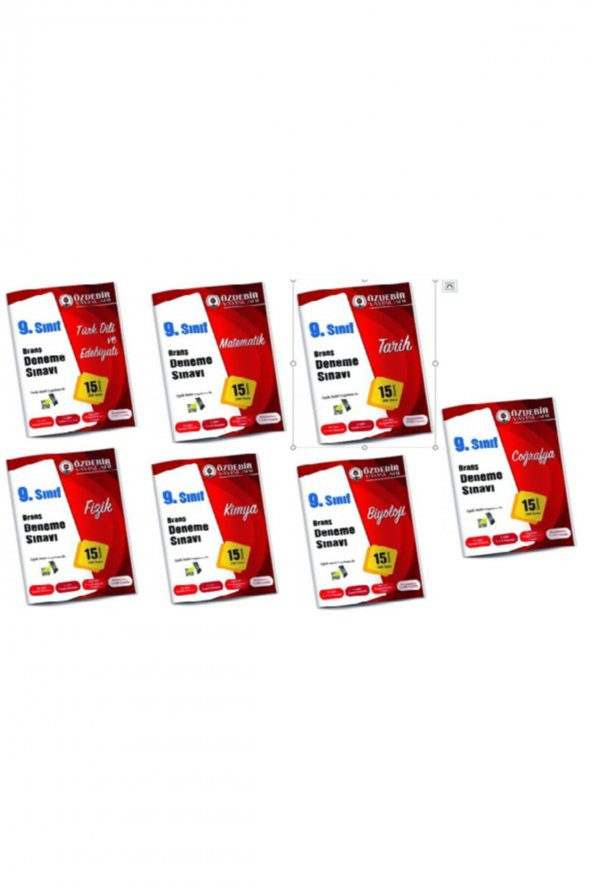 9.sınıf Branş Deneme Sınavı 7 Ders Bir Paket Özdebir Yayınları ürün görseli 1