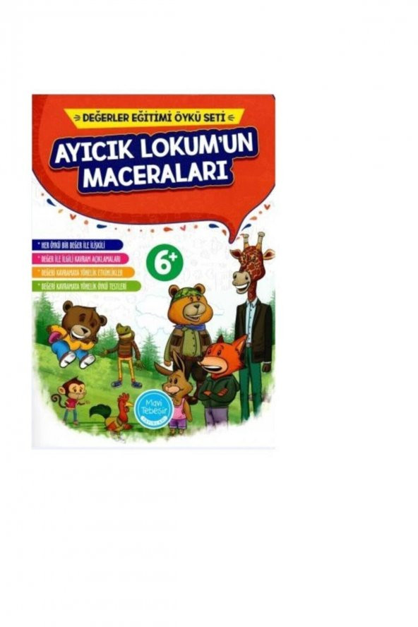 Mavi Tebeşir Ayıcık Lokumun Maceraları Öykü Seti 10 Kitap ürün görseli 1