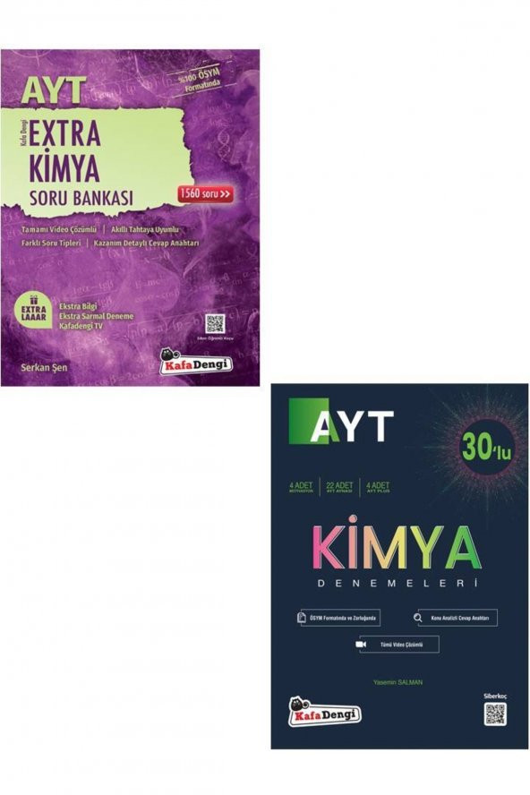 Ayt Extra Kimya Soru Bankası + Ayt Kimya 30lu Deneme ürün görseli 1