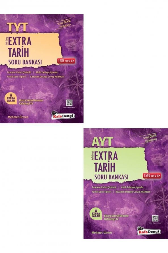 Tyt Tarih Extra Soru Bankası+ayt Tarih Extra Soru Bankası 2li Set ürün görseli 1