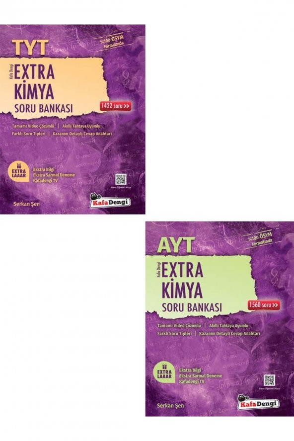 Tyt Kimya Extra Soru Bankası + Ayt Kimya Extra Soru Bankası ürün görseli 1
