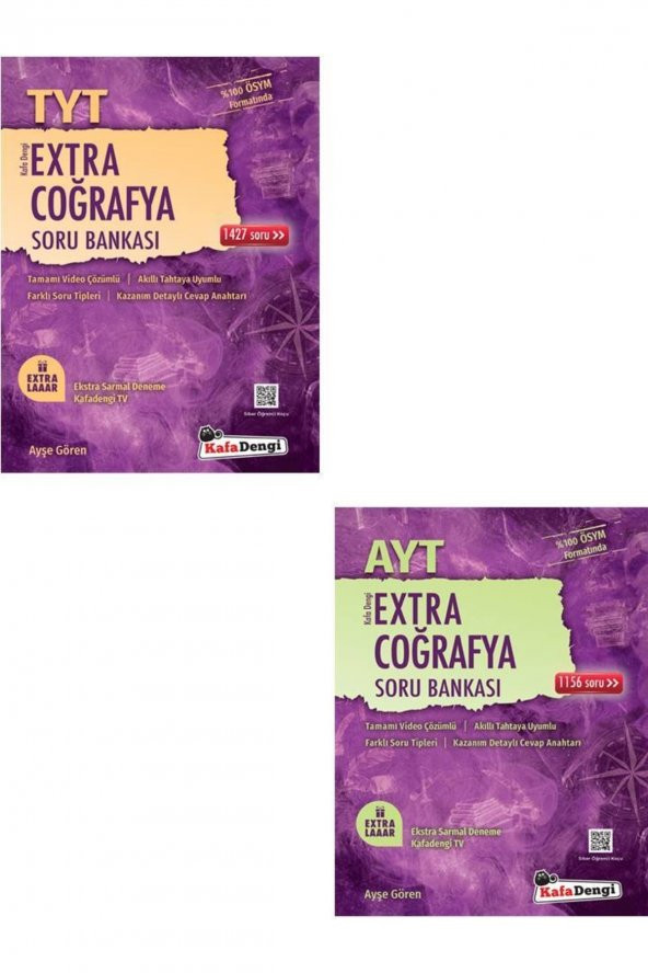 Tyt Coğrafya Extra Soru Bankası+ayt Coğrafya Extra Soru Bankası ürün görseli 1