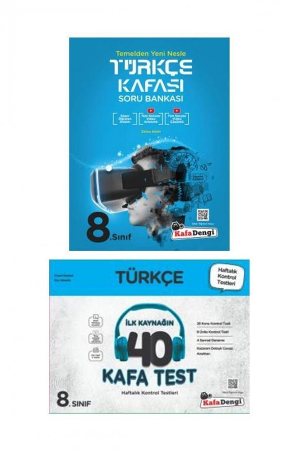 8.sınıf Türkçe Kafası Soru Bankası+8. Sınıf Türkçe 40 Kafa Test ürün görseli 1