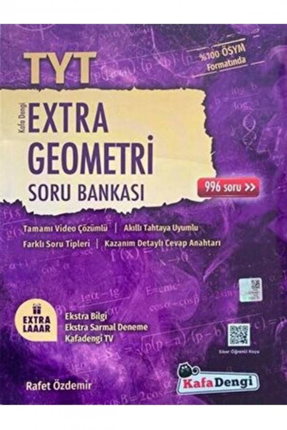 Tyt Geometri Extra Soru Bankası Yayınları-Rafet Özdemir ürün görseli 1