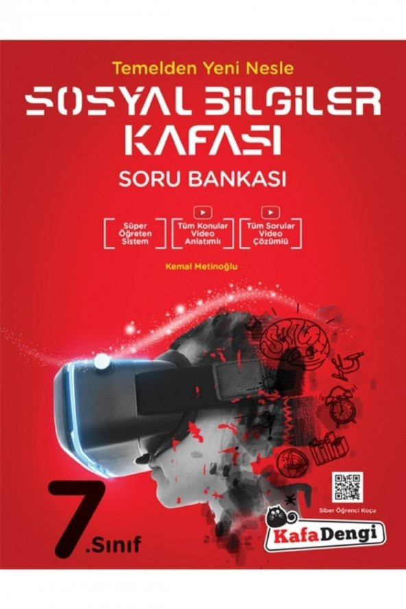 Kafadengi 7.sınıf Sosyal Bilgileri Kafası Soru Bankası (tümü Video Çözümlü) ürün görseli 1