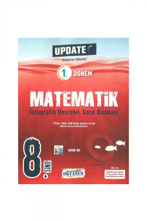 8. Sınıf Update 1. Dönem Infografik Destekli Matematik Soru Bankası - Okyanus ürün görseli 1