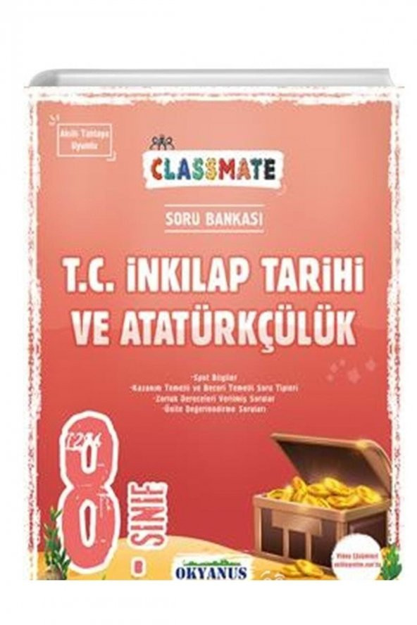 Okyanus 8.sınıf Classmate T.c Inkılap Tarihi Ve Atatürkçülük Soru Bankası ürün görseli 1