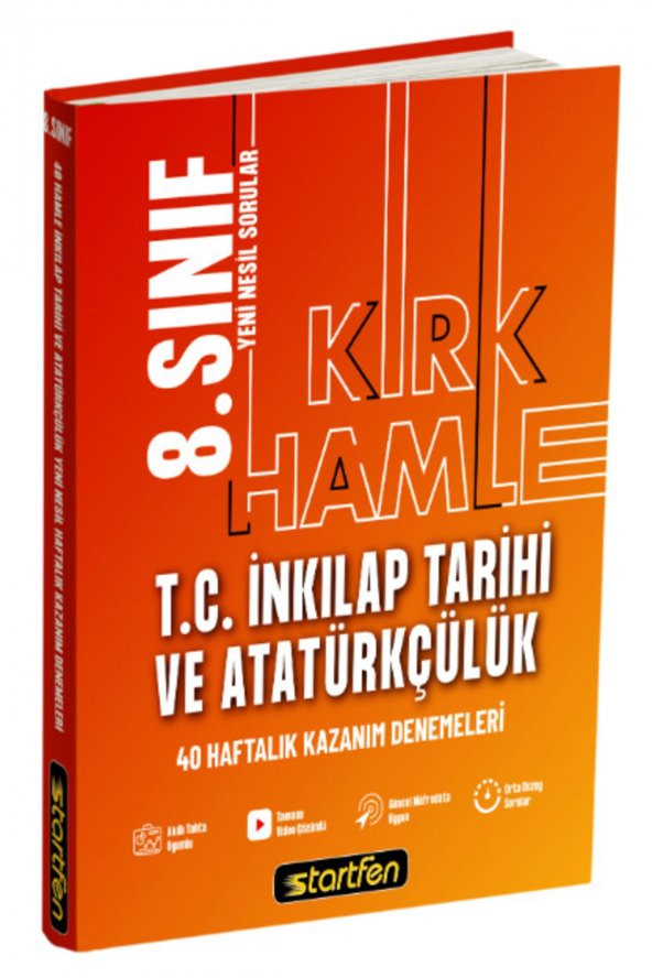 Startfen 8.sınıf Lgs Inkılap Tarihi 40 Hamle Kazanım Denemeleri ürün görseli 1