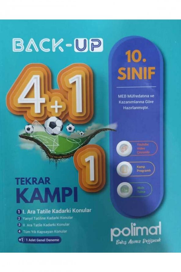 10. Sınıf Back-up 4 1 Kamp Kitabı - Resim 2