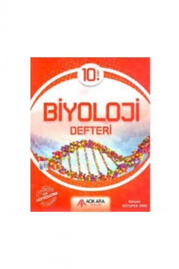 10.sınıf Biyoloji Defteri (2020) ürün görseli 1