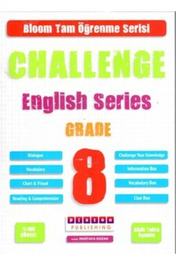 Platon 8. Sınıf Challenge English Series - Resim 2