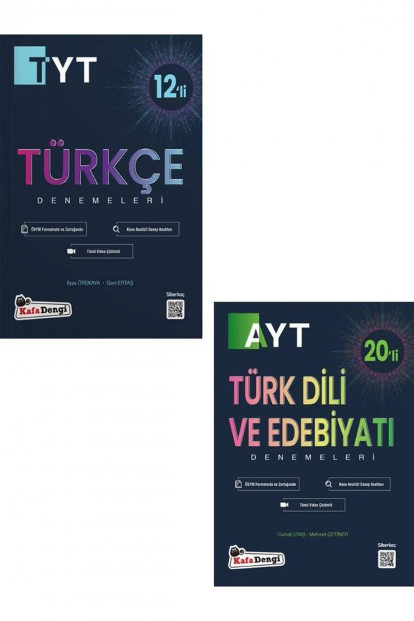 Tyt Türkçe Branş Denemesi (12li)+türk Dili Ve Edebiyatı Ayt Branş Denemesi (20li) ürün görseli 1